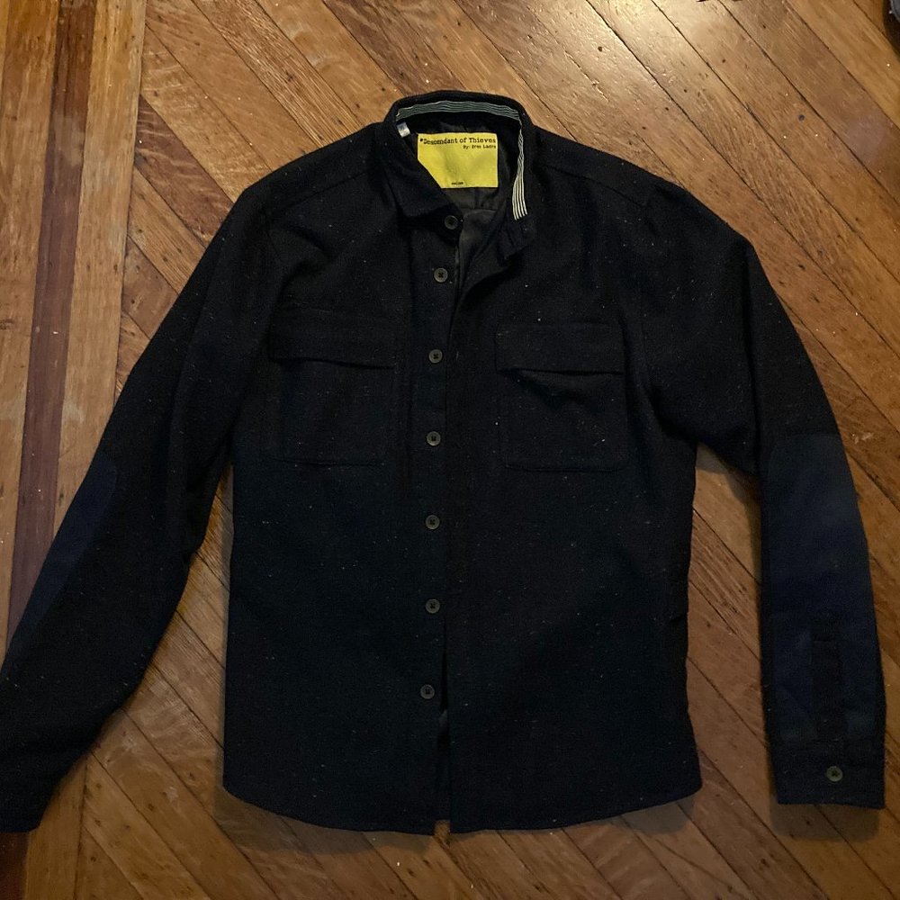 Descendent of Thieves - wool button up jacket-shirt